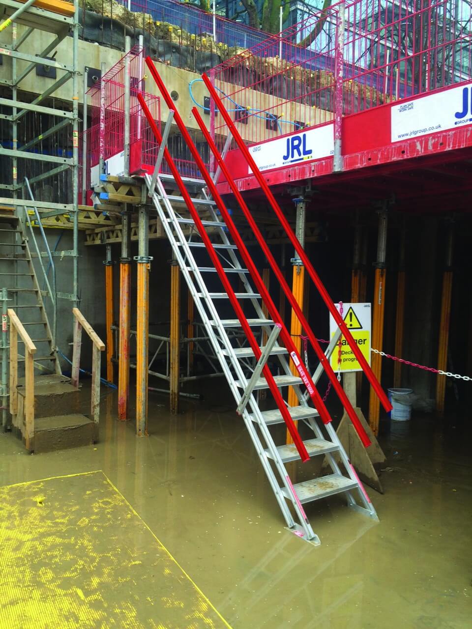 temporary staircase