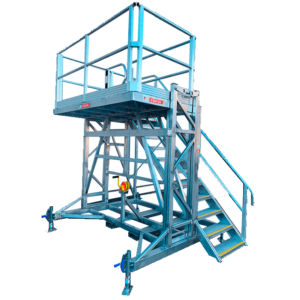Height Adjustable Highwall Mining Access Platform