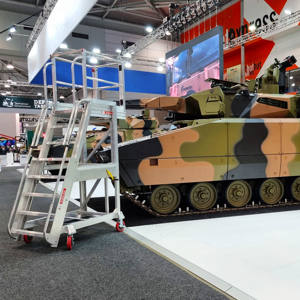 safesmart exhibits at land forces 2022 defence australia