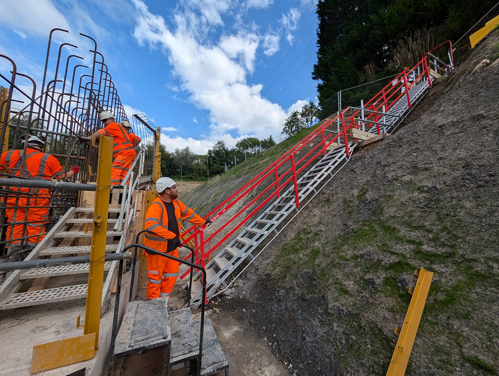 Temporary Stairs
